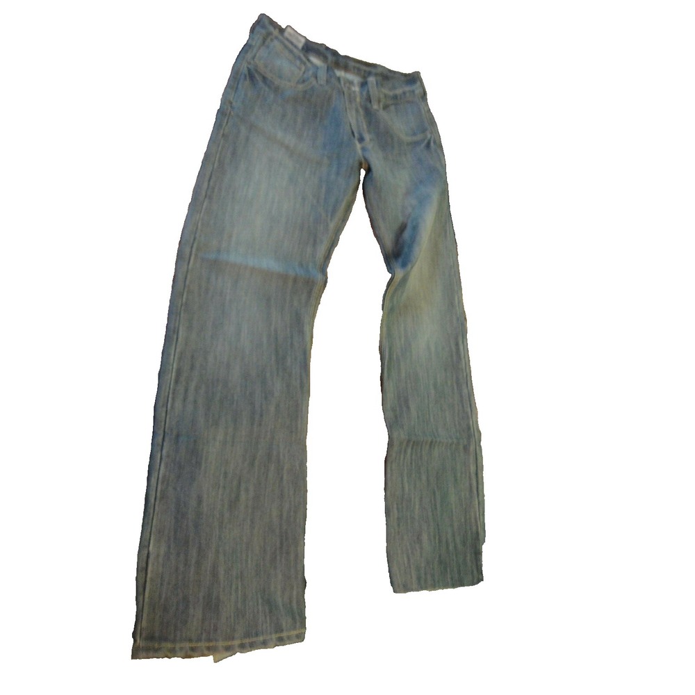 Levis mens denim blue jeans 31x32 slim straight 514 button back pocket